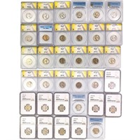 1943-1990 (Set 35) PF & MS Jefferson Nickels