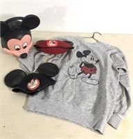 Vintage Mickey Mouse Disneyland Hat Shirt