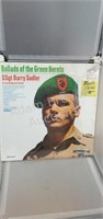 Vintage Ballad of the Green Berets 33 RPM vinyl