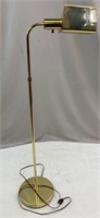 Goldtone Floor Lamp Adjustable Height