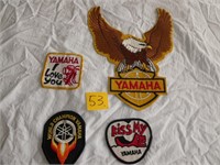 4 -Yamaha Felt Patches