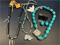 Vintage native style jewelry lot