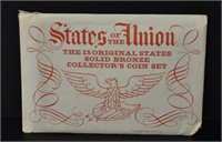 States of the Union bronze coin set