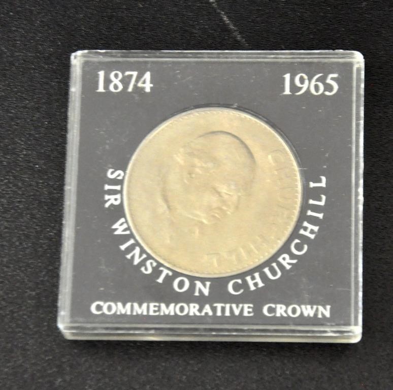 Sir Winston Churchill commemorative Crown