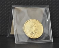 2000 USA dollar coin, 24K gold plated