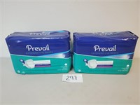 (2) 18-Count Packages Prevail Briefs - Size Large
