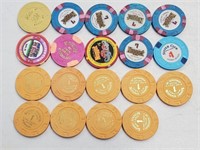 19 Sparks And Henderson Nevada Casino Chips