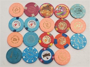 19 Sparks Nevada Casino Chips