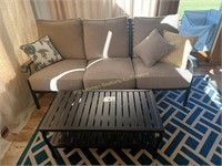 Patio Couch--Coffee Table