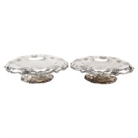 Pair of Gorham sterling compotes
