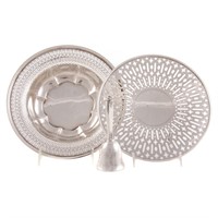 Gorham sterling 8-inch footed cake plate