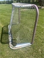 hockey net, ripped netting