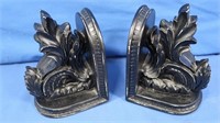 Heavy Cast Metal Bookends