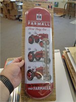 5" X 17" METAL THERMOMETER - FARMALL