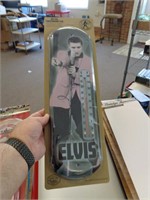 5" X 17" METAL THERMOMETER - ELVIS