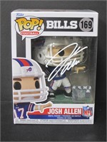 BILLS JOSH ALLEN SIGNED FUNKO POP COA