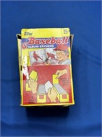 1983 TOPPS BASEBALL STICKER BOX - UNOPENED