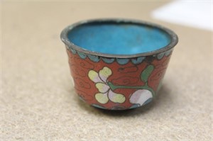 Antique Chinese Small Cloisonne Cup