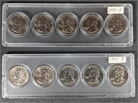 1995 State Quarter Sets, D & P Mints