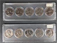 1992 State Quarter Sets, D & P Mints