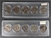 1994 State Quarter Sets, D & P Mints