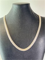 24" Amazing Italian "Milor" Sterling Necklace 33 G