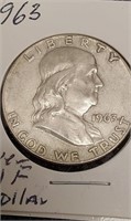 1963 D Silver Half Dollar