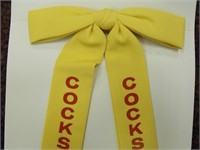 Yellow cloth Cockshutt Ribbon Bow Tie