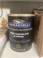 GHIRARDELLI DARK CHOCOLATE & COCOA POWDER