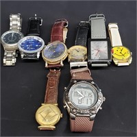 Group of quartz wrist watches