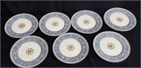 Vintage Staffordshire plates made in England