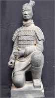 Pottery Chinese warrior figure