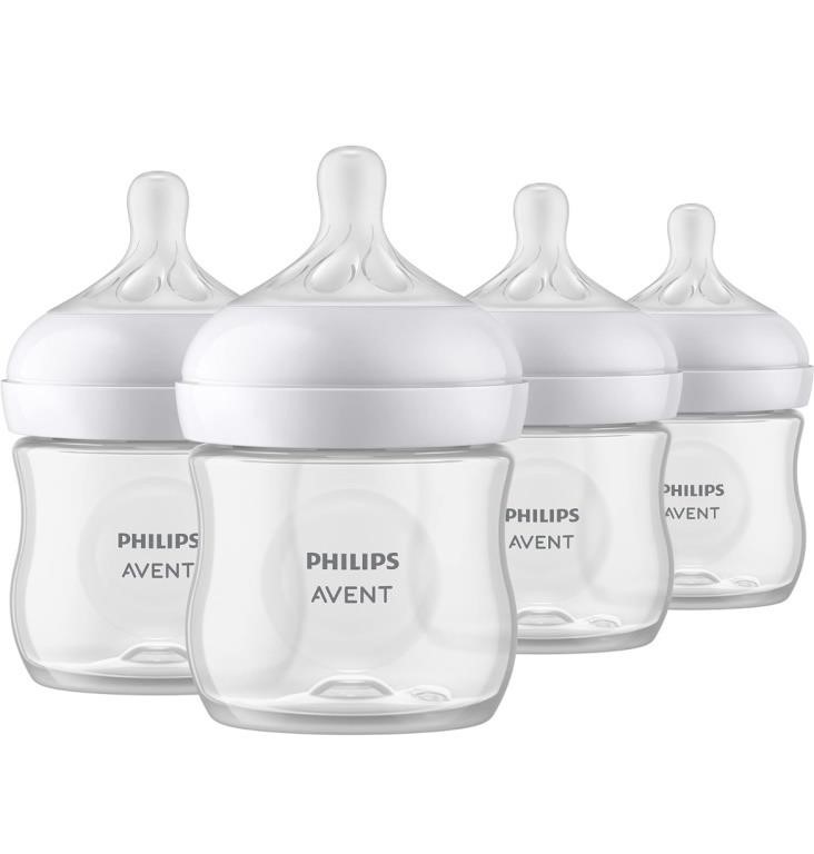 Philips 4 pack natural response baby bottles 4oz