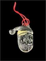 Kosta Boda Sweden Santa Claus Glass Ornament