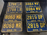 VINTAGE LICENSE PLATES-SETS