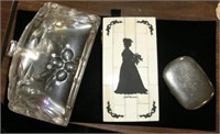 Dolley Madison Silhouette bone box N.Y. History