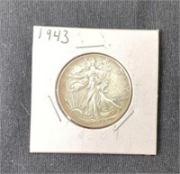 1943 Walking Liberty Silver Half Dollar 50c