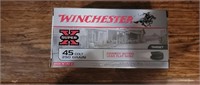 50 Rds Winchester 45 Colt  Ammo