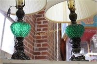 VINTAGE LAMPS W/ SHADES