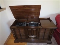 Zenith Allegro stereo, turn table, 8 track player.