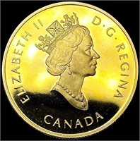 1996 .25oz. Gold $100 Canada