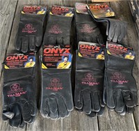 8 Pair Onyx Welding Gloves