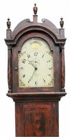 RILEY WHITING CT. GRAIN PAINTED TALL CASE CLOCK