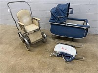 (2) Various Vtg. Baby Strollers