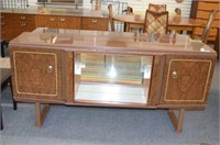 MID CENTURY LAMINATE SIDEBOARD COCKTAIL CABINET