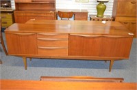 MID CENTURY SIDEBOARD; 78"