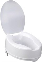 $50 - 4" Bios Thermor Raised Toilet Seat With Lid