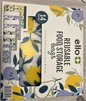 SM4091  Ello Reusable food storage bags 14 bags