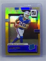 James Cook 2022 Donruss Gold Rookie