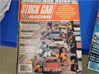 LOT STOCK CAR MAGAZINES 1977